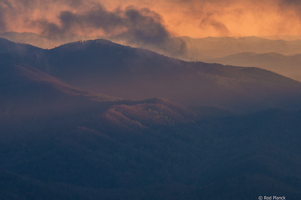 Fog Lifting Over Southern Appalachian Mountains, Cherokee National Forest, TN