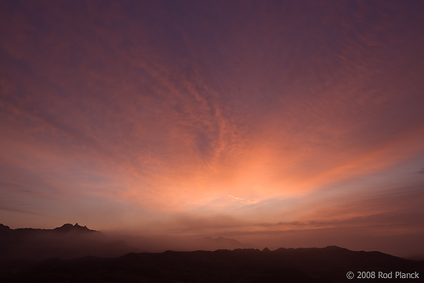 Sunrise, Over Formations, Badlands National Park