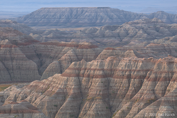 Banded Buttes, Formations, Badlands National Park, South Dakota