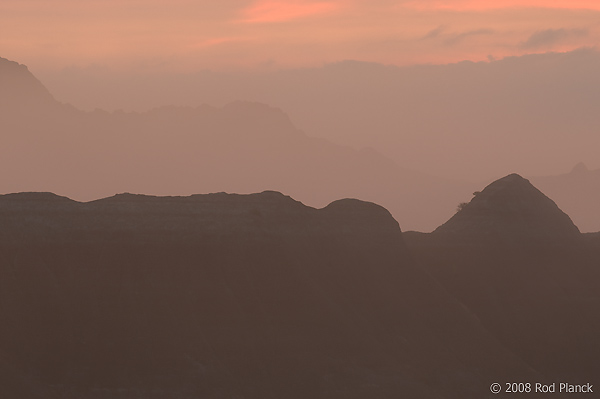 Fog Over Formations, Badlands National Park, South Dakota