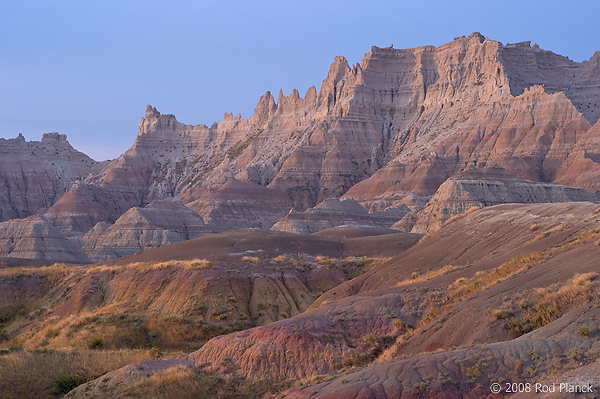 Banded Buttes, Badlands National Park, South Dakota