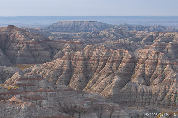 Formations, Banded Buttes, Badlands National Park, South Dakota