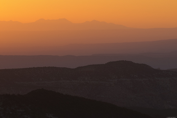 Henry Mountains at Sunrise, Boulder Mountain, Dixie National Forest, Utah