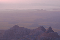 Badlands at Sunrise, Badlands National Park, South Dakota