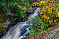 Undisclosed Waterfalls Visited During Ultimate Autumn Forest and Lake Superior Shoreline Tour, Michigan