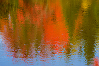 Autumn Reflections in River, Eastern Upper Peninsula, Michigan